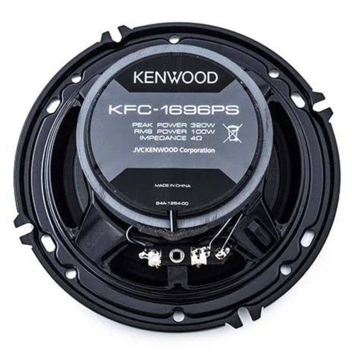Kenwood 6.5" Round 2-Way Vehicle Speaker System 320 Watts Peak KFC-1696PS