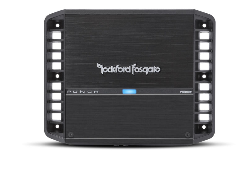 Rockford Fosgate Punch 300W 2-Channel Amplifier P300X2 + Install Kit