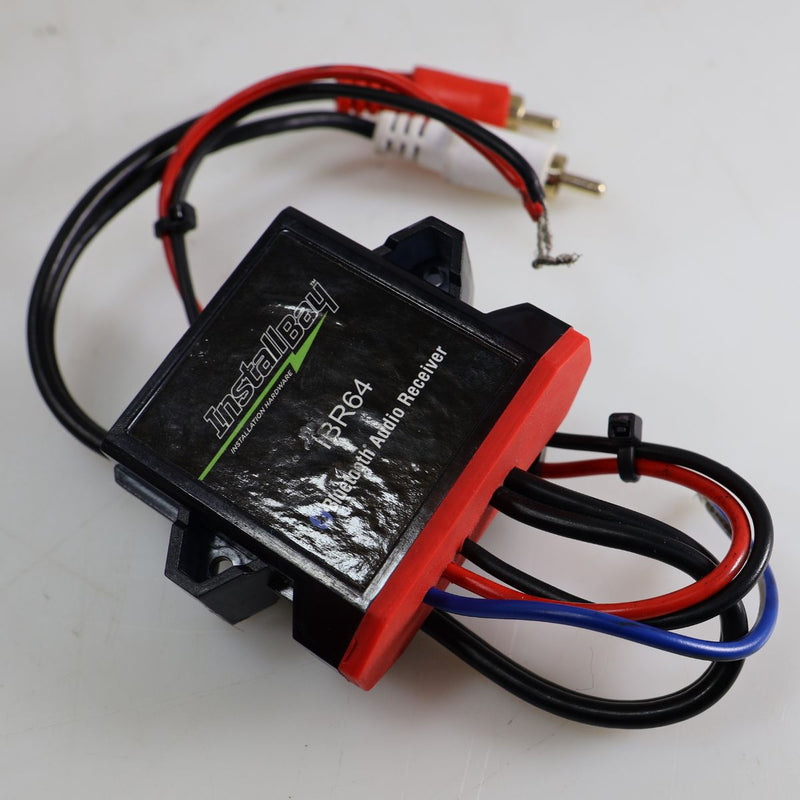 Install Bay Universal Waterproof BT Audio Receiver RCA Output Converter OPEN BOX
