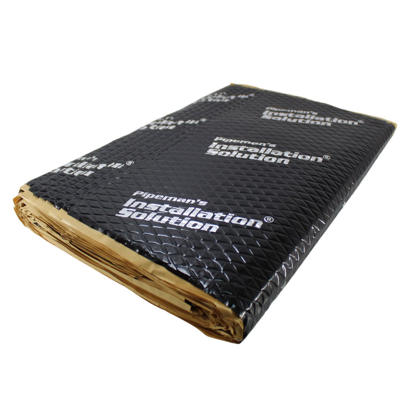 Pipeman's DB91832 18" x 32" Black Sound Deadener Bulk Package 9 sheets 36 Sq ft