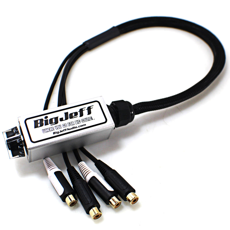 Official Big Jeff Audio Aluminum Cased 30" RCA Bass Knob Black/Silver