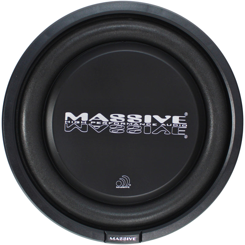 Massive Audio UFO Series 10" 300W RMS 4-Ohm DVC Shallow Mount Subwoofer/ UFO10V2