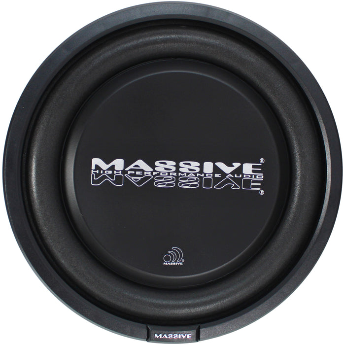 Massive Audio UFO Series 10" 300W RMS 4-Ohm DVC Shallow Mount Subwoofer/ UFO10V2