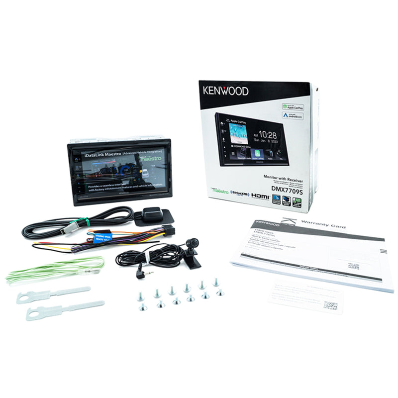 Kenwood 6.8" Short Chassis Navigation & Media Receiver w/CarPlay & Android Auto
