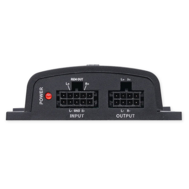 2 Channel Smart Signal Speaker Wire to Hi/Lo RCA Line-Out Converter