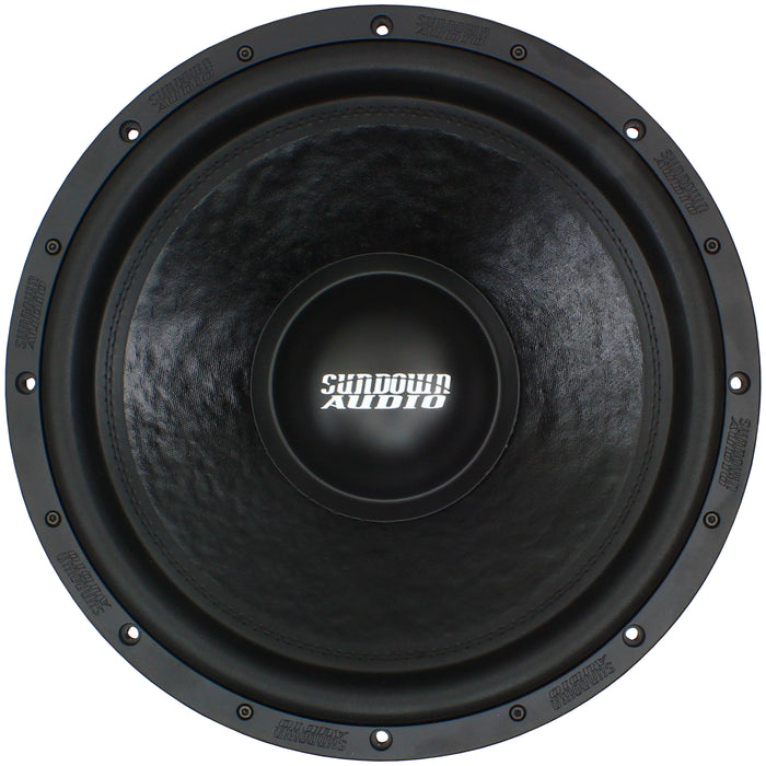 Sundown Audio U 15" 1750W RMS Subwoofer and Tru Spec Vented Single Enclosure Lot