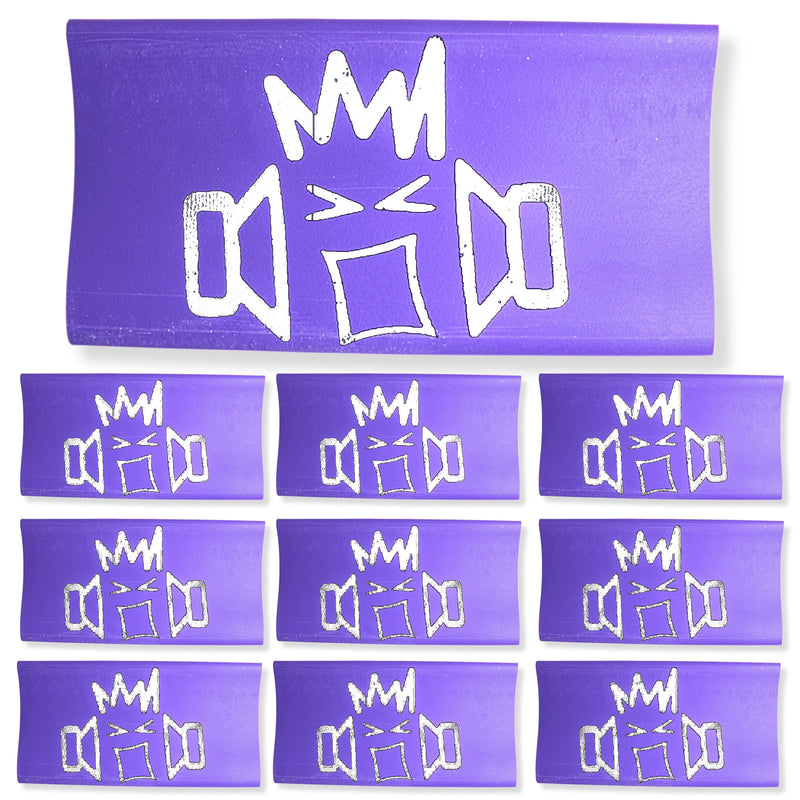 B2 Audio 10 Pack of 0 Gauge Purple Heat Shrink with B2 Audio Logo