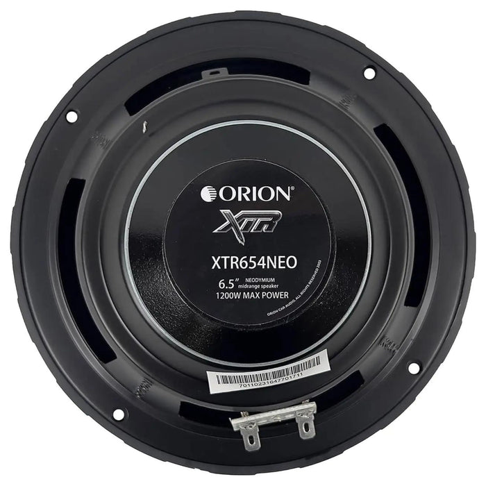 6.5" 4-Ohm 300W RMS Shallow Neodymium Car Audio Midrange Speakers Orion XTR Pro