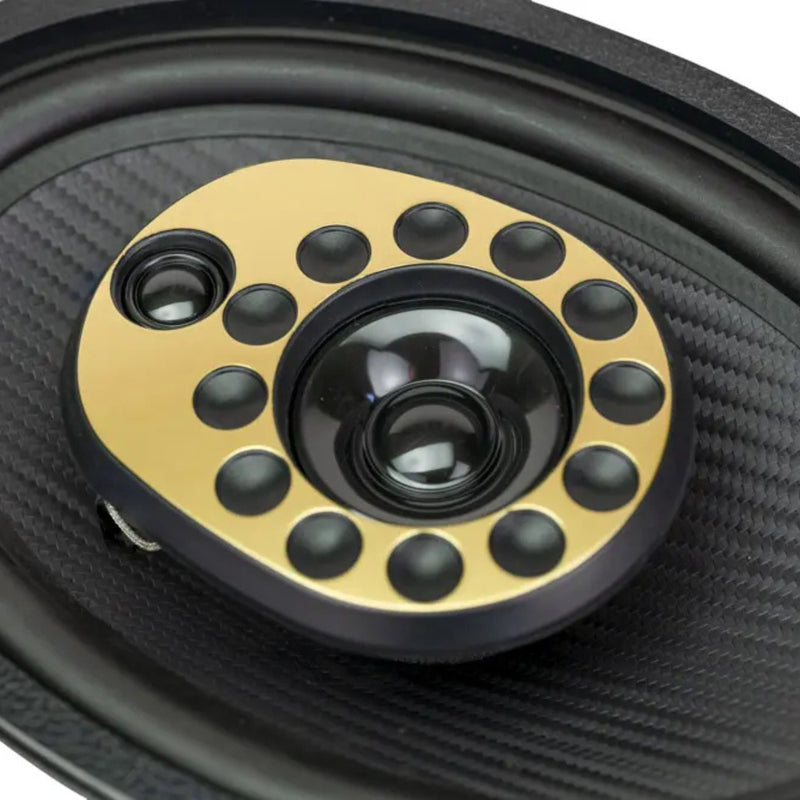 Pair of 6" x 9" 75 Watt RMS 4-Ohms Jensen JS69T Full Range 3-Way Speakers