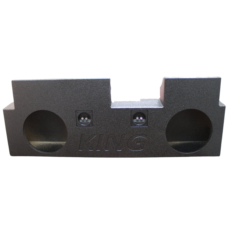 King Boxes 10" Dual Upfire Sealed Speaker Box for '19-Up Gladiator AK-JEGL-10