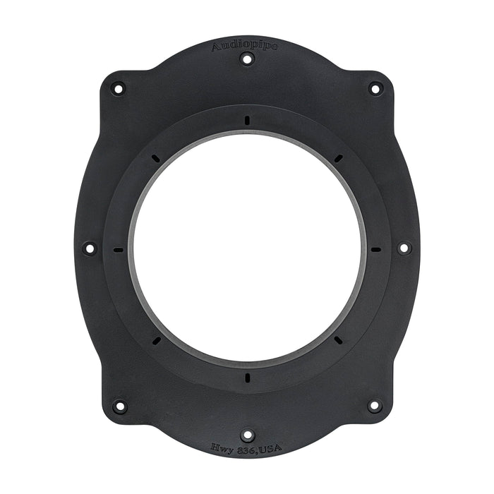 Audiopipe 6x9" to 6" PVC Plastic Adapter Ring Spacer Black (Pair) RING-PVC-A69-6