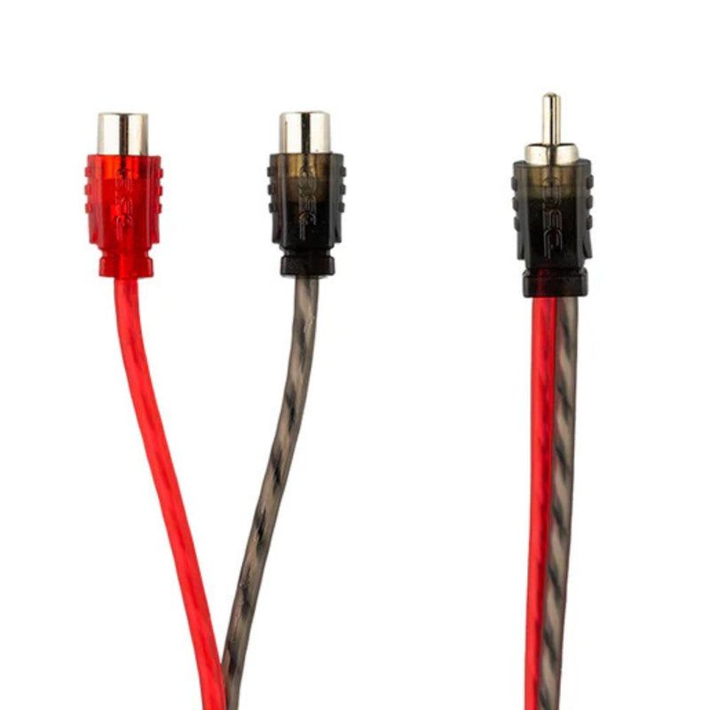 DS18 Level 1 RCA 100% Copper OFC Y Adapter 1 Male 2 Female (10 pack)