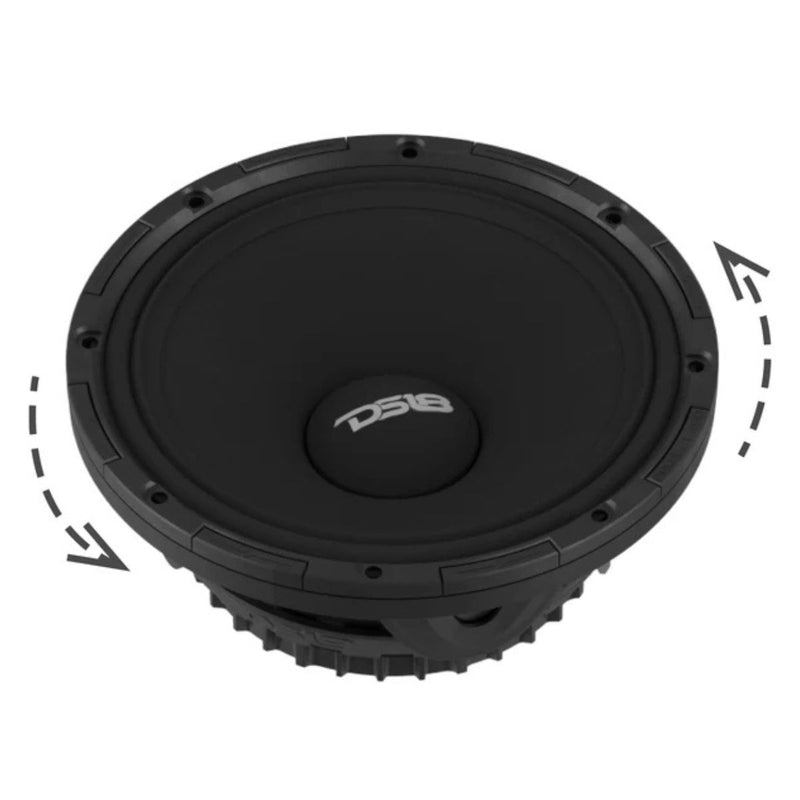6.5" 350 W RMS 4 Ohm Mid-High Loudspeaker DS18 PROJECT360 Neo Rotating Recone
