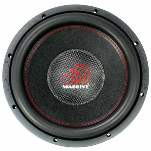 Massive Audio 12" 3000 Watt Subwoofer Dual 4 Ohm Competition SUMMOXL124