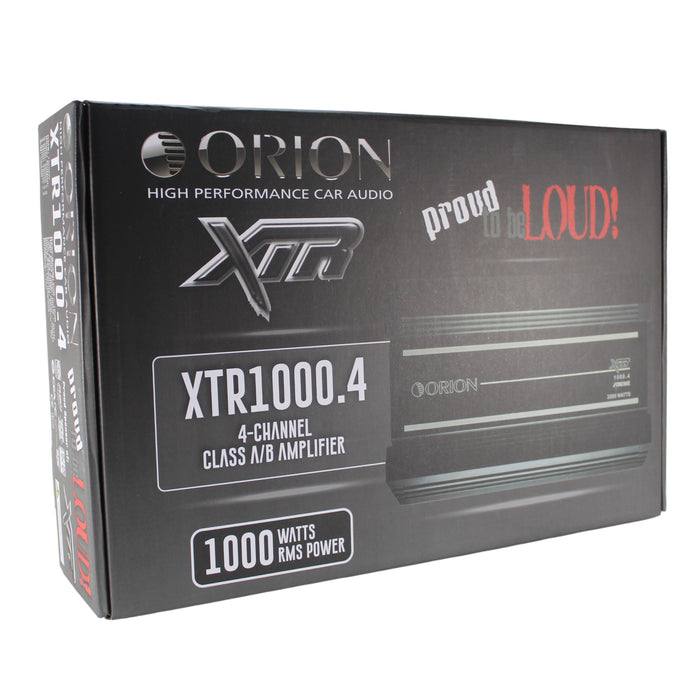 Orion 4-Channel 1000w RMS XTR Series Class A/B Amplifier - XTR1000.4