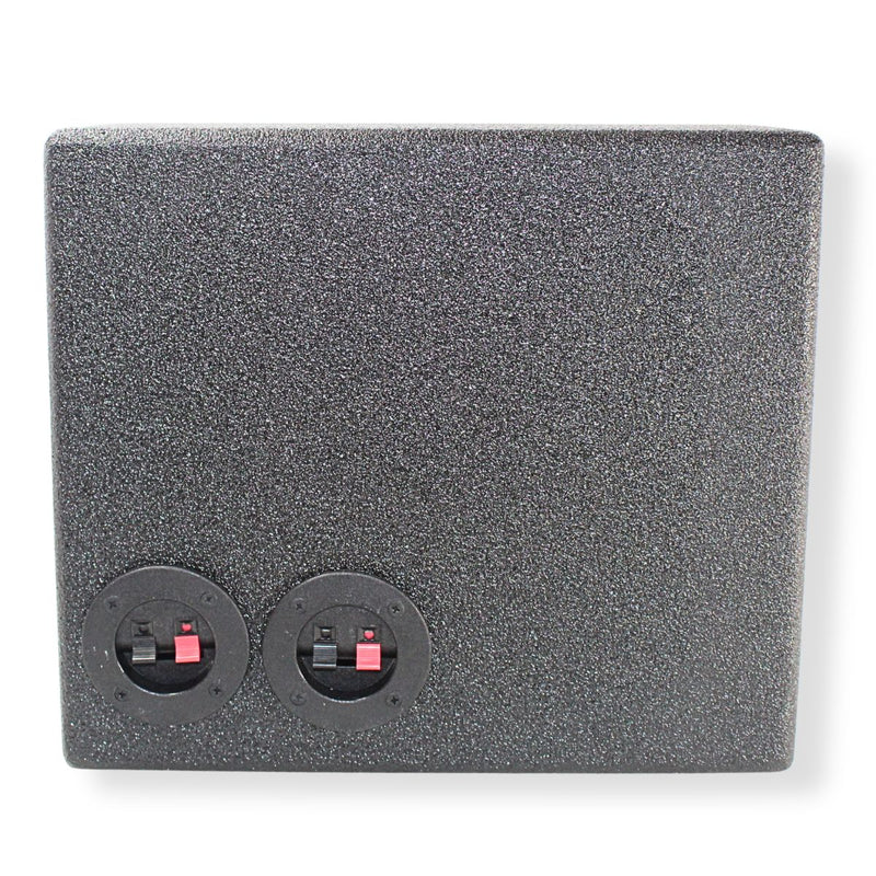Dual 6.5" + Dual 3" Speaker and Tweeter Universal Speaker Box MDF Black Coated