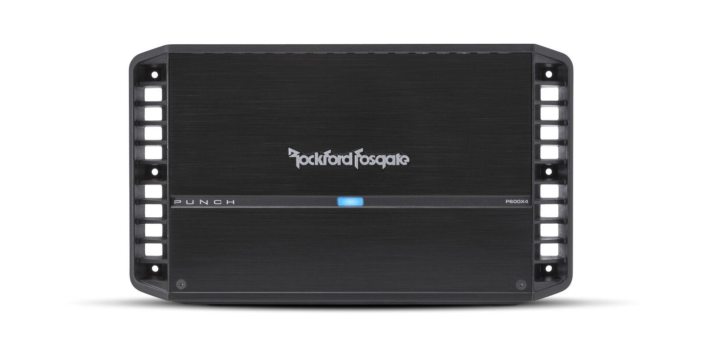 Rockford Fosgate Punch 600 Watt Multi-Channel Class A/B Amplifier + Install Kit