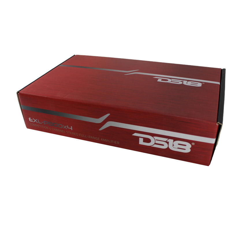 DS18 4 Channel Korean Amplifier Class A/B Full Range w/ Bass Knob EXL-P800X4