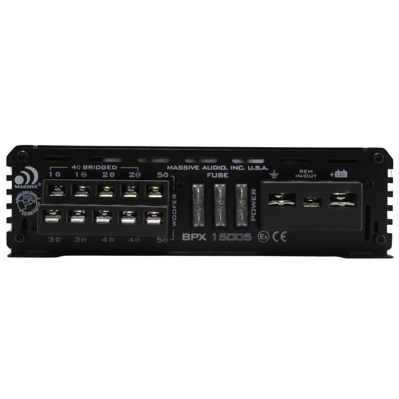 Massive Audio Blade 5-Channel 1.5K-Watt 2-Ohm Full Range Amplifier BPX15005