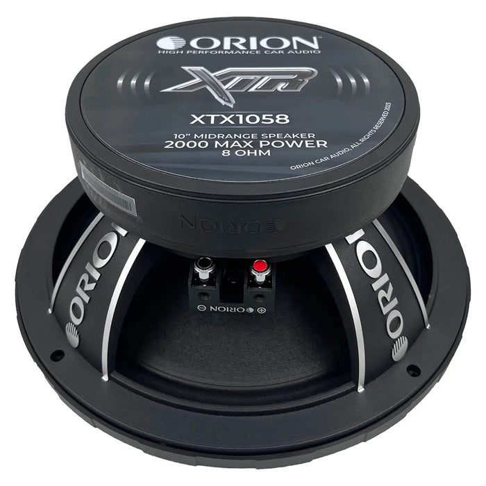 Orion 8-Ohm 500w RMS XTR Series 10" Midrange Bullet Speaker - XTX1058