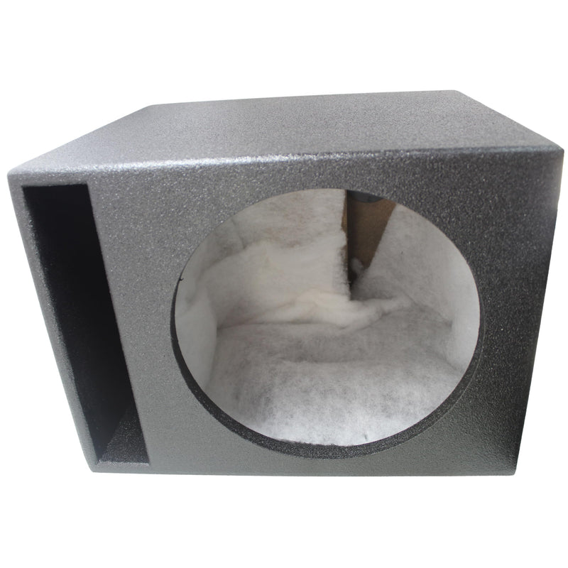 Pipemans Installation Single 12" Vented and Coated Subwoofer Box 1" Baffle
