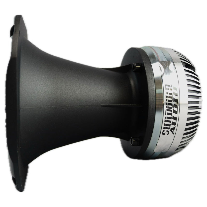 Sundown Pro Car Audio 2" Throat 110 Watt RMS 4-Ohm Neo Super Horn and Driver