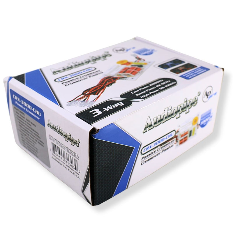 Audiopipe CRX-3000-CHU 3-Way Passive Crossover 1000W Max 4-Ohm