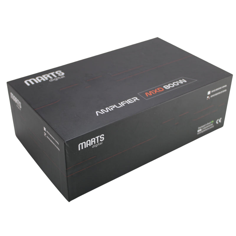 Marts Digital MXD Series Monoblock Full Range 800W 2 Ohm Amplifier MXD-800-2-V2