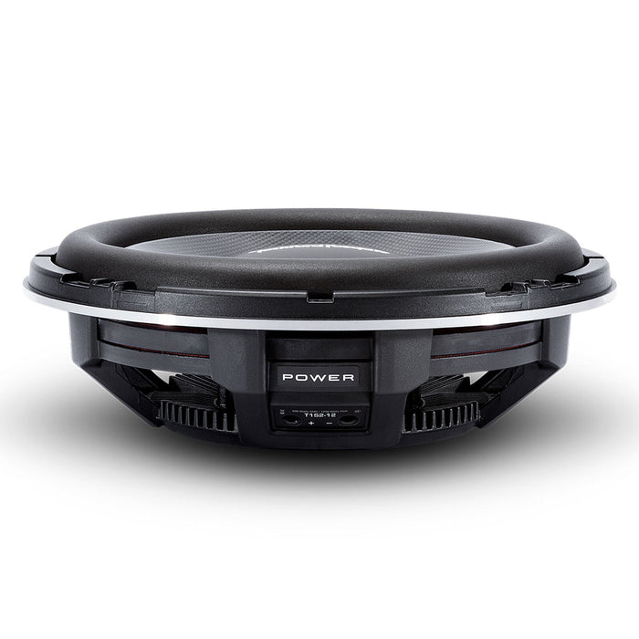 Rockford Fosgate Power 12" Slim 1200 Watt Single 2 Ohm Subwoofer T1S2-12