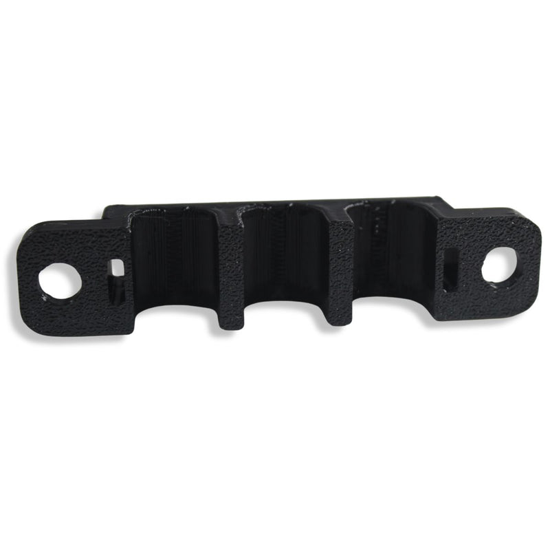 4 Gauge Cable Management Wire Comb Triple Slot Can Use w/ Cable Tie Red/Black