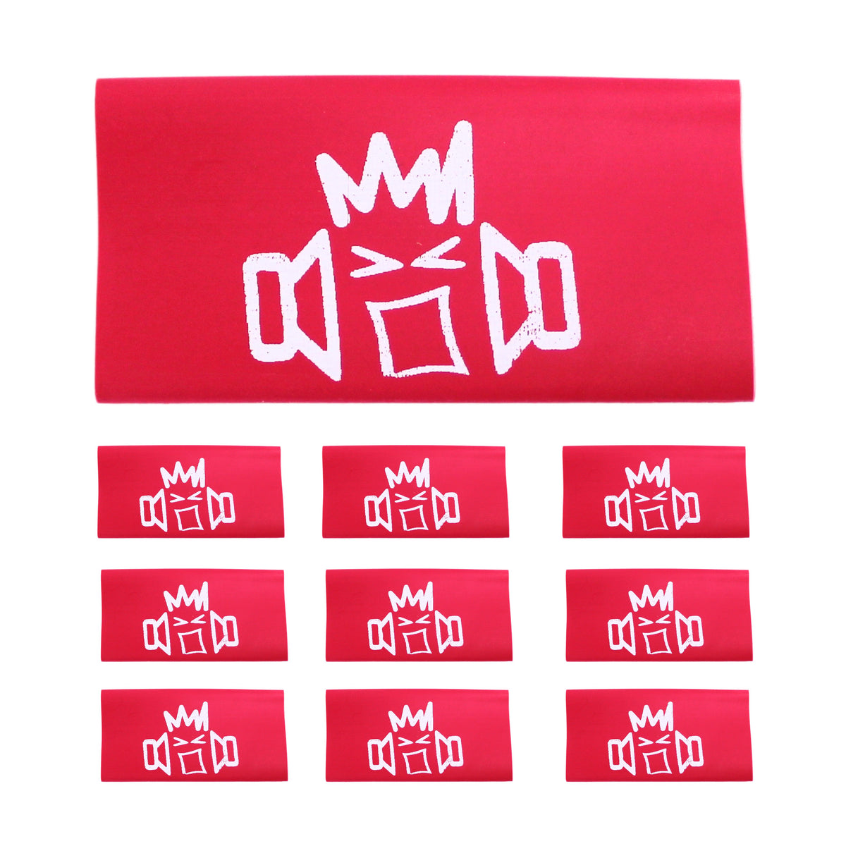 B2 Audio 10 Pack of 0 Gauge Red Heat Shrink with B2 Riot Guy — Big Jeff ...
