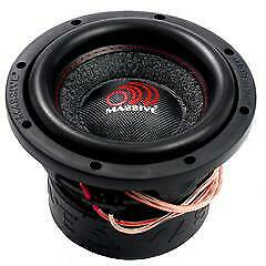 Massive Audio 8" 800 Watt Subwoofer Dual 4 Ohm Voice Coil Competition SUMMO84XL