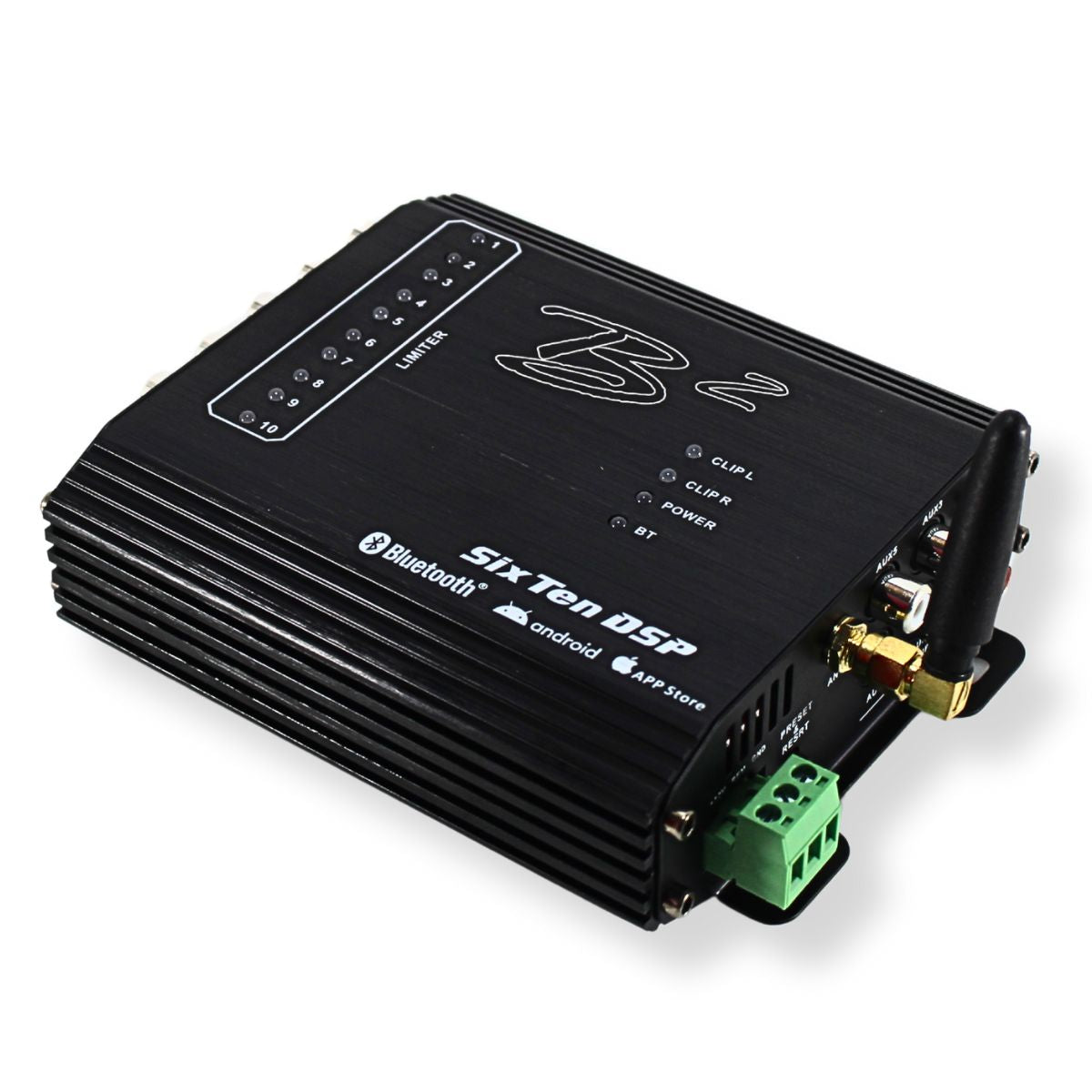 B2 Audio SIXTEN-BK 10-Channel DSP 96kHz/32-Bit w/ Bluetooth App