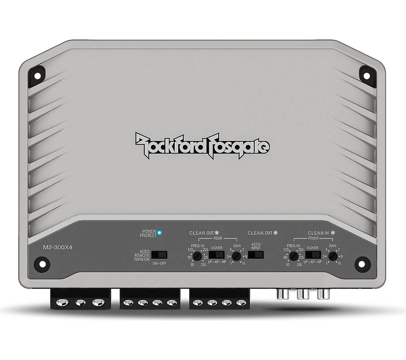 Rockford Fosgate 4 Channel 300 Watt Class D Element Ready Marine Amplifier