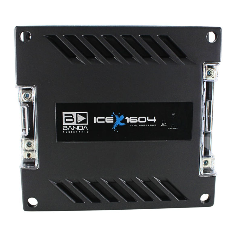 Banda 1600 Watt 4-Ohm Full Range Monoblock ICE X Line Brazilian Amplifier