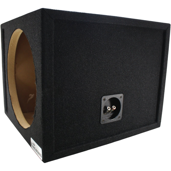 King Boxes 12" Single Ported Carpeted Universal Subwoofer Box / S12V