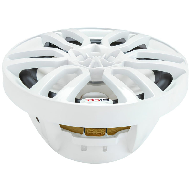 DS18 8" 125W 4 Ohm Power Sport Marine Speakers RGB LED Hydro 1 PAIR White NXL8