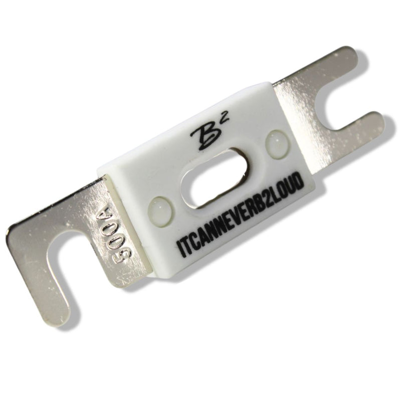 B2 Audio 500A ANL High Temperature Ceramic Fuse Pair B2-ANL-500A