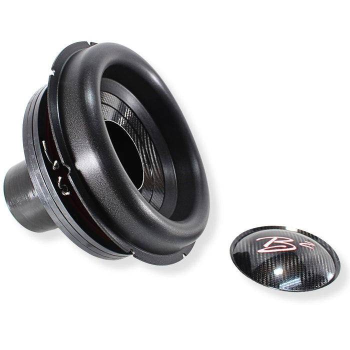 B2 Audio Rampage 12" Re-cone Kit Drop 1-Ohm 4" Coil Carbon Fiber