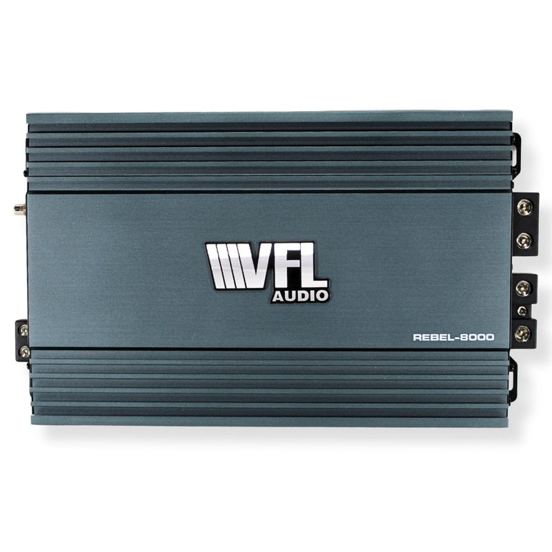 American Bass 8000 Watts 1-Ohm Monoblock Class D Digital Amplifier REBEL-8000.1