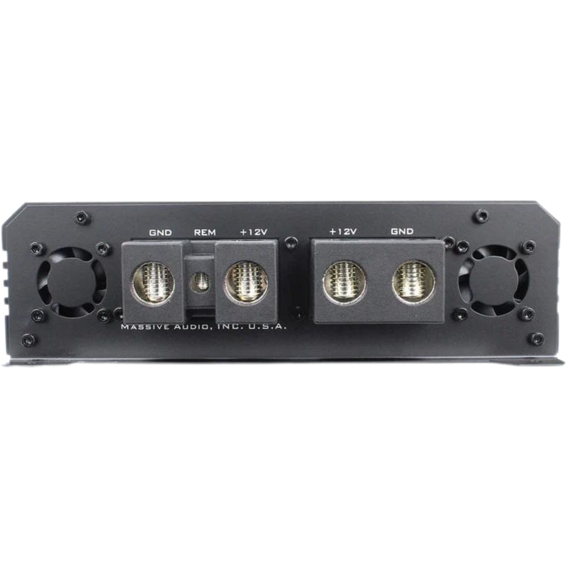 12000W RMS 1-Ohm Monoblock Amplifier Massive Audio HIPPO Series MA-H12000