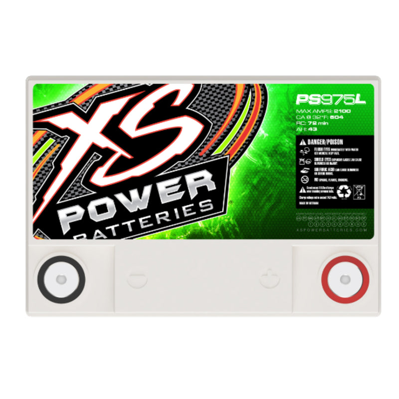 XS Power 12V BCI U1R 2000W 2100 Amps AGM Starting Battery PS975L