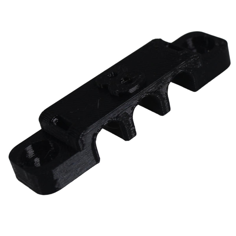 8 Gauge Cable Management Wire Comb Triple Slot Can Use w/ Cable Tie Red/Black