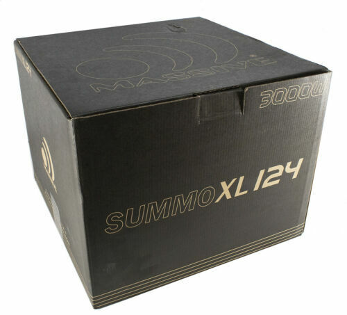 Massive Audio 12" 3000 Watt Subwoofer Dual 4 Ohm Competition SUMMOXL124