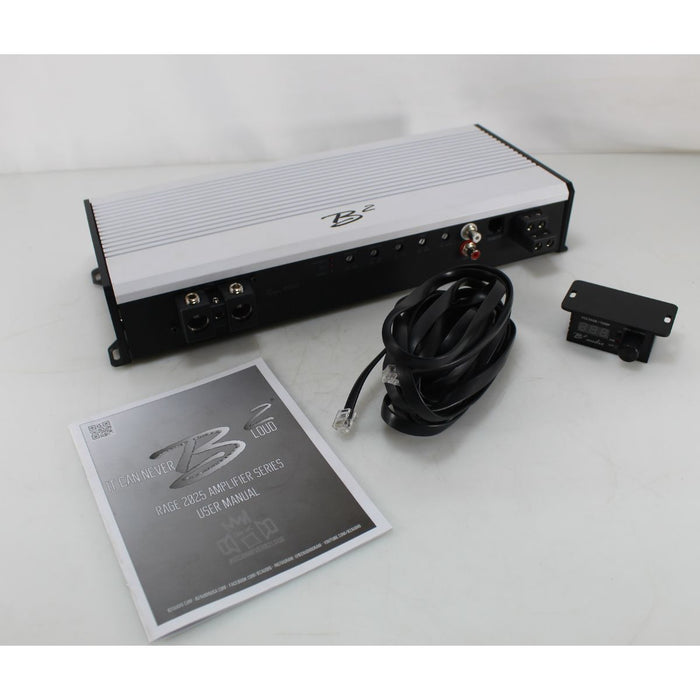 B2 Audio RAGE 4800 Watt 1-Ohm Class D Full Range Monoblock Amplifier REFURBISHED