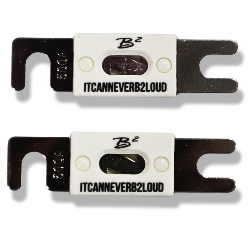 B2 Audio 500A ANL High Temperature Ceramic Fuse Pair B2-ANL-500A