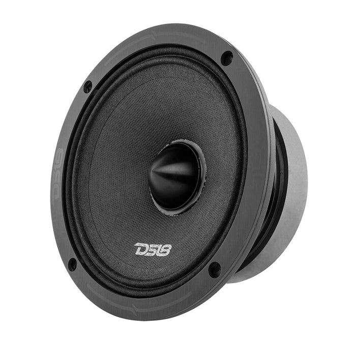 DS18 6.5" Mid-Range 600W 4-Ohm Motorcycle Loudspeaker with Bullet Pro Car Audio