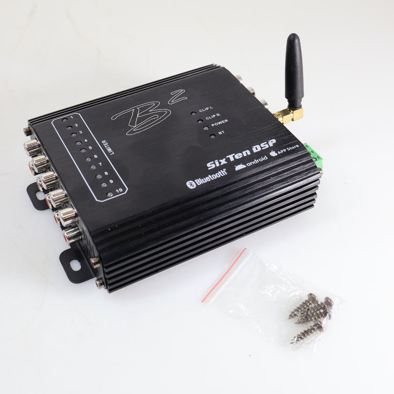 B2 Audio Black 4v 10 Channel DSP with Bluetooth iOS/Android App OPEN BOX