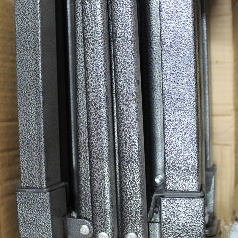 B2 Audio 10'x10' Hammered Metal Finish Frame Car Show & Event Red Canopy Tent