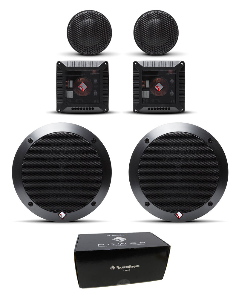 Rockford Fosgate 6" Power 320W 4 Ohm 2-Way Component System T16-S